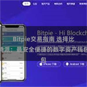 Bitpie交易指南 选择比特派：最安全便捷的数字资产钱包