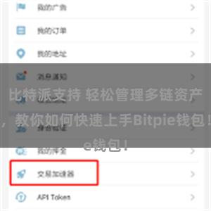 比特派支持 轻松管理多链资产，教你如何快速上手Bitpie钱包！