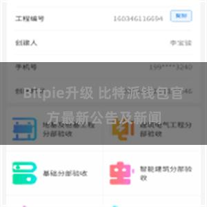 Bitpie升级 比特派钱包官方最新公告及新闻