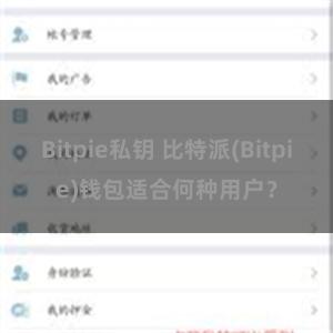 Bitpie私钥 比特派(Bitpie)钱包适合何种用户？