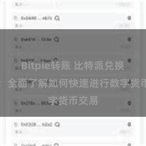 Bitpie转账 比特派兑换指南：全面了解如何快速进行数字货币交易