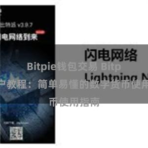 Bitpie钱包交易 Bitpie用户教程：简单易懂的数字货币使用指南